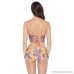 Becca by Rebecca Virtue Women's Tapestry Bloom Classic Bikini Top Multi B07M8YBXQ7